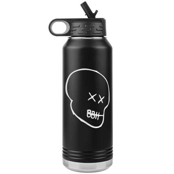 Big Bald Head 32oz Water Bottle Insulated (9083296678204)