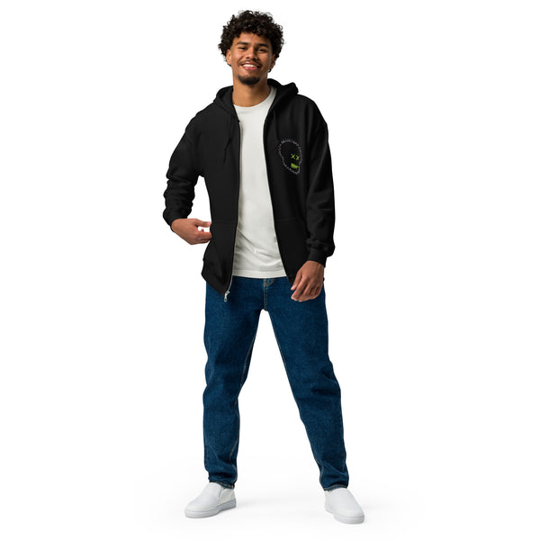 Big Bald Head 'Dark Vibes' Zip Hoodie (8876955337020)