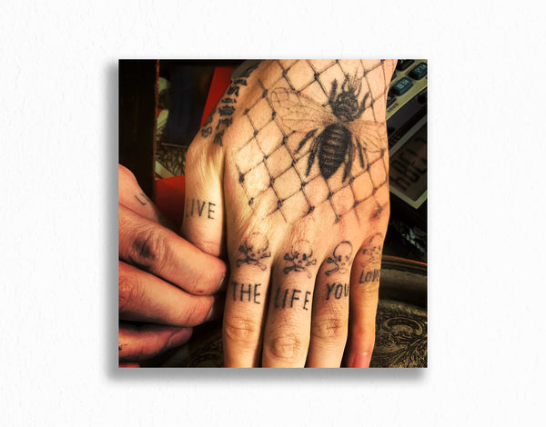 'LIVE THE LIFE YOU LOVE' (Limited Edition Metal Print) (8220257452348)