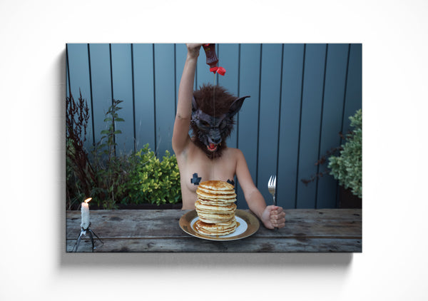 'PANCAKES' (Limited Edition Metal Print) (4149505556551)