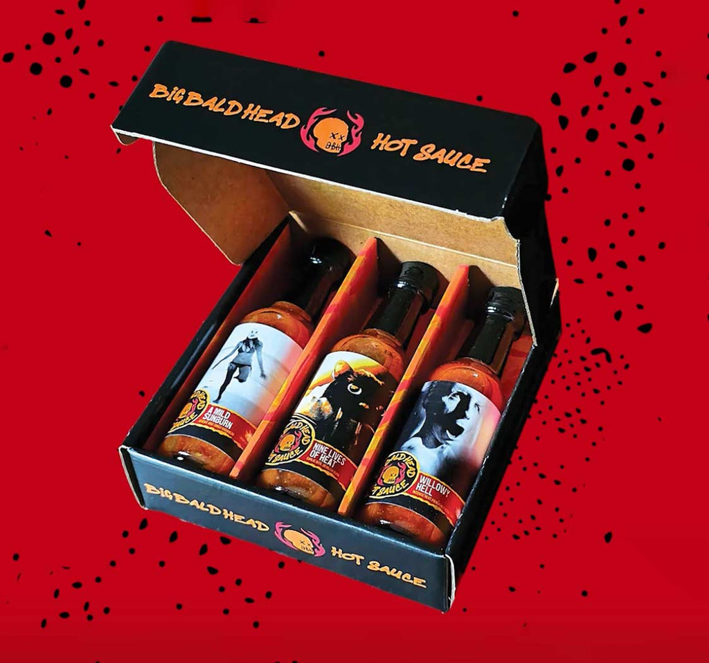 Big Bald Head Hot Sauce (Collector's Boxset)