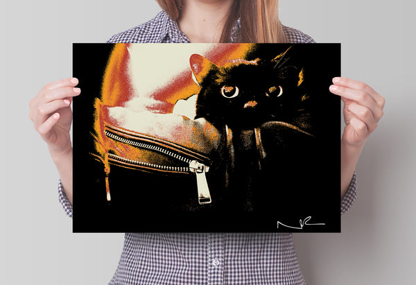 JFK TO LA (Amber Signed Screen Print)