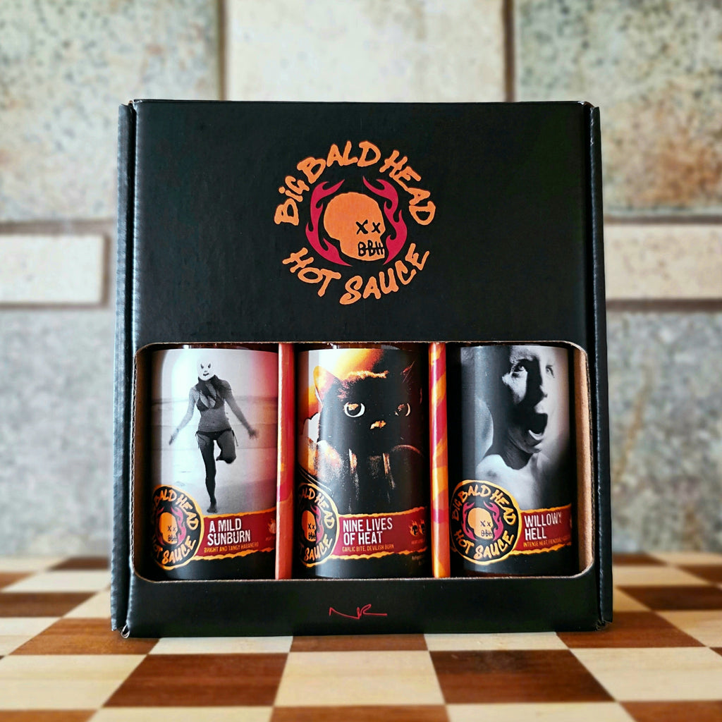 Big Bald Head Hot Sauce (Collector's Boxset)