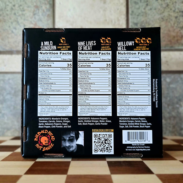 Big Bald Head Hot Sauce (Collector's Boxset)