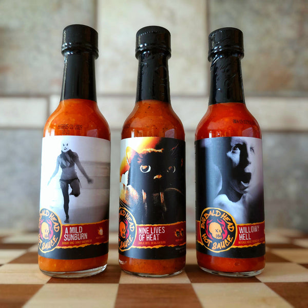 Big Bald Head Hot Sauce (Collector's Boxset)