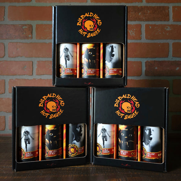 Big Bald Head Hot Sauce (Collector's Boxset)
