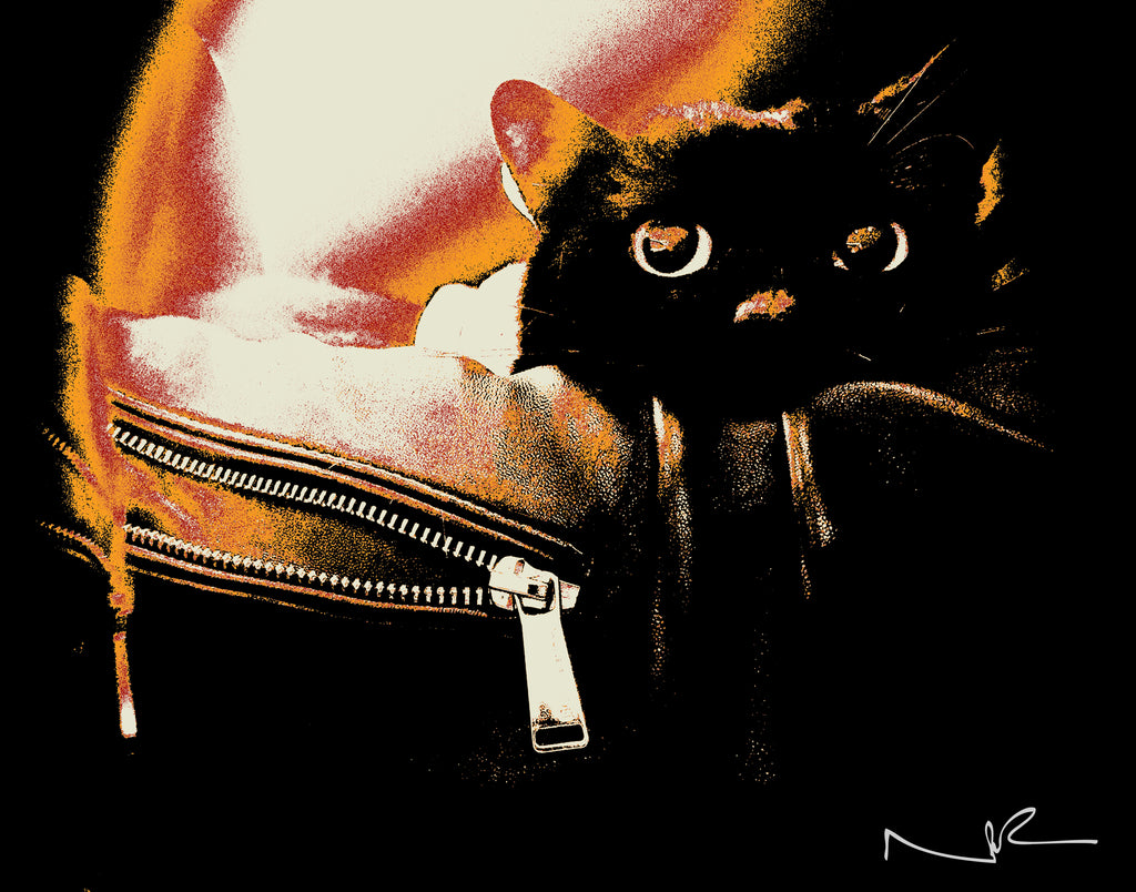 JFK TO LA (Amber Signed Screen Print)