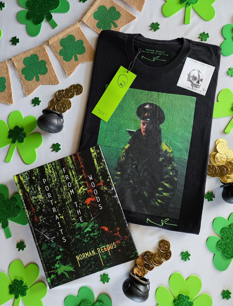 St. Patrick's Day Bundle: Portrait from the Woods (Signed Bookplate) & Collector's Shirt!