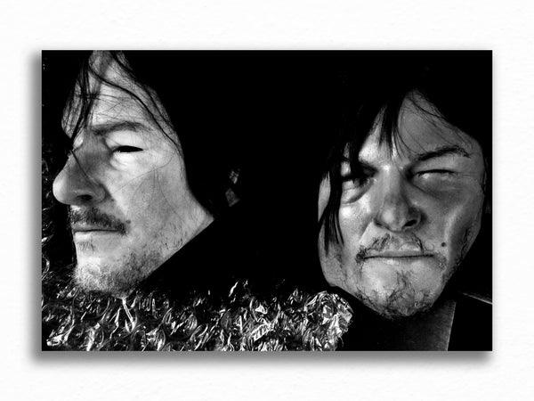 'TWO FACE'  (Limited Edition Signed Metal Print) (10017363231036)