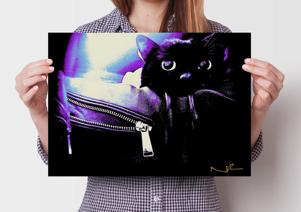 JFK TO LA (Midnight Violet Signed Screen Print)