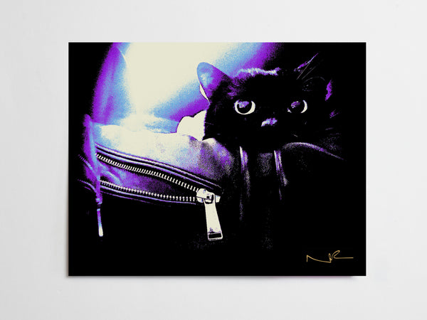 JFK TO LA (Midnight Violet Signed Screen Print)