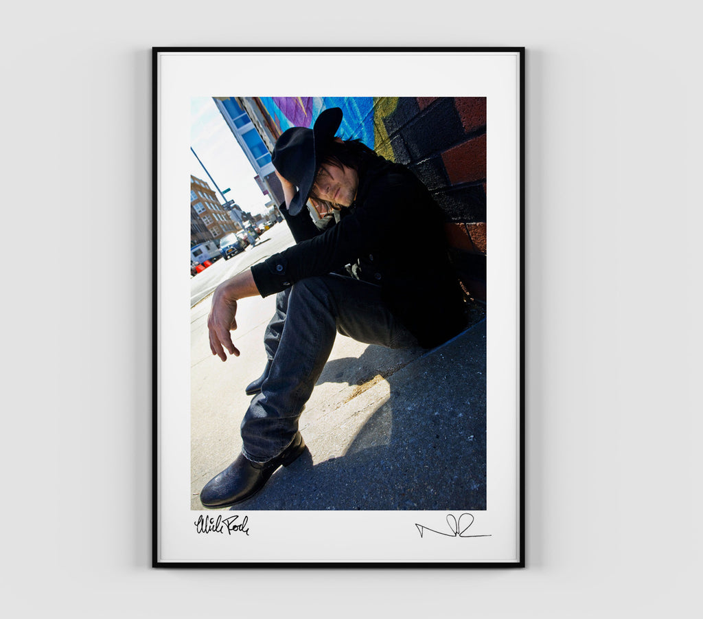 Norman Reedus And Rocker ROCK 'N' REEDUS Signed Print – Big Bald Gallery: The Art of Norman Reedus
