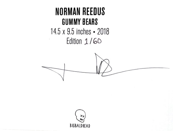 'GUMMY BEARS' (Limited Edition Metal Print) (6685390569543)